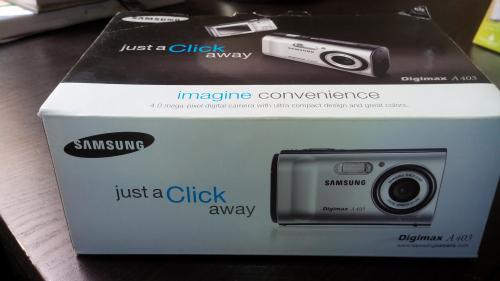 Vendo camara samsung Digimax A403 con pilas recargables
