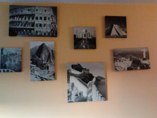 Cuadros 7 maravillas del mundo