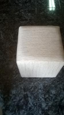 puff de tela lavable