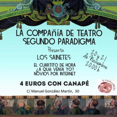 Últimas entradas  Evento Teatro + espectáculo sorpresa !!!!