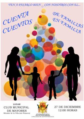 "TEATRO FAMILIAR" Te invitamos sabado 27 a las 12:00 del día, al  encuentro de "Cuentacuento Teatral" (entrada gratuita)