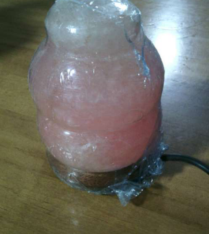 Lámpara de sal con entrada USB