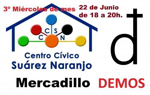 Último MercaDEMOS antes del verano en el Centro Cívico Suárez Naranjo