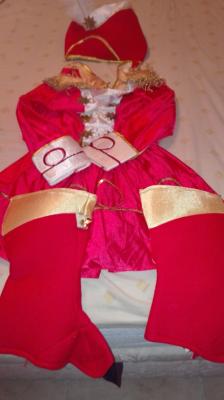 Disfraz mayorette 7/8 años.