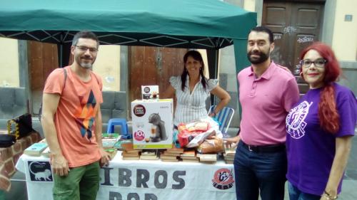 10º Libros por Alimentos (se aceptan Demos); sábado 15/Oct/2016, de 10:00 a 14:00 en San Telmo