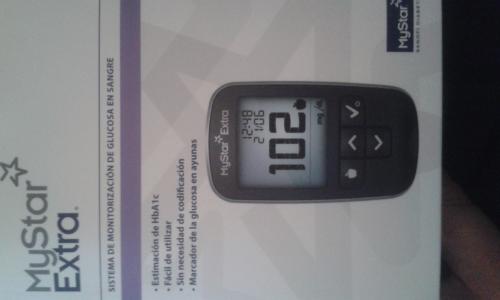 Máquina monitorización Glucosa