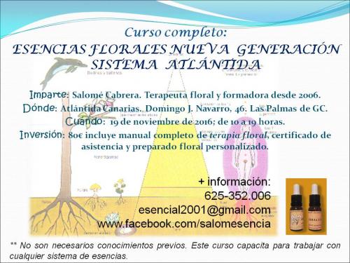Curso de esencias florales Atlántida 
