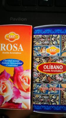 Aceites de quemar, jabones, pasta de dientes