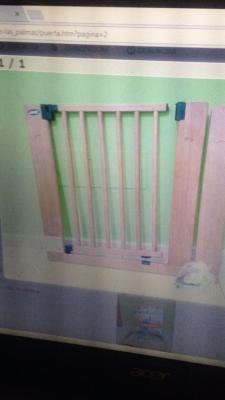Necesito urgente una valla infantil para puertas