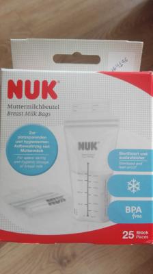 Bolsas para leche materna