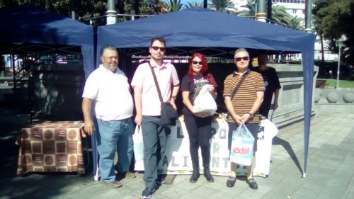 20º Libros por Alimentos; sábado 16/Dic/2017, de 11:00 a 14:00 en el MercaDemos de Navidad