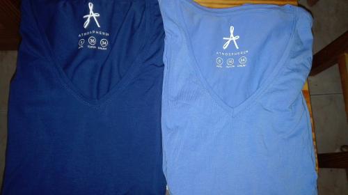 2 camisetas manga larga