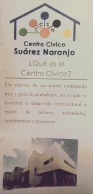 Demos en 28 junio, 4° jueves en Centro Cívico Suárez Naranjo 