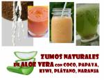 Zumos Naturales de Aloe Vera con frutas