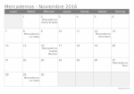 Mercademos del mes de Noviembre ¡Ojo! Cambio del mercademos de Teror